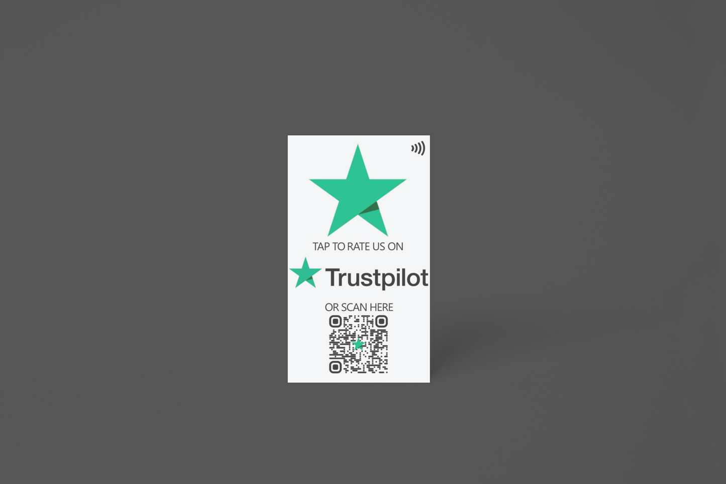 OneTap Trustpilot Review Card - NFC card with QR code support - Collect Trustpilot Reviews