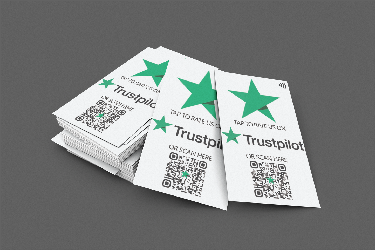 Multipack OneTap Trustpilot Review Card - NFC card with QR code support - Collect Trustpilot Reviews