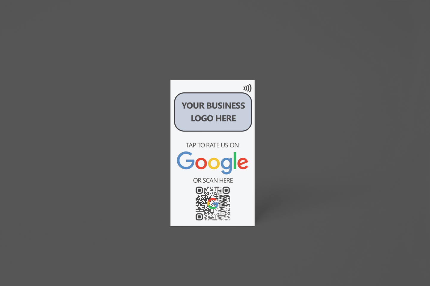 Google Review Card - NFC card with QR code support - Collect Google Reviews